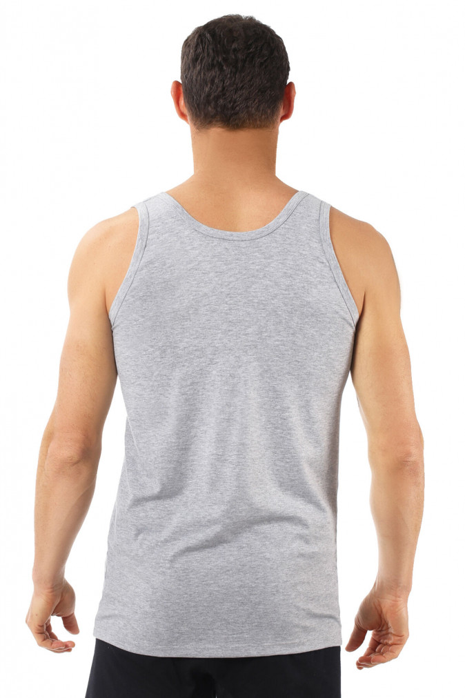 Чоловіча майка натільна Озкан - Сіра меланж