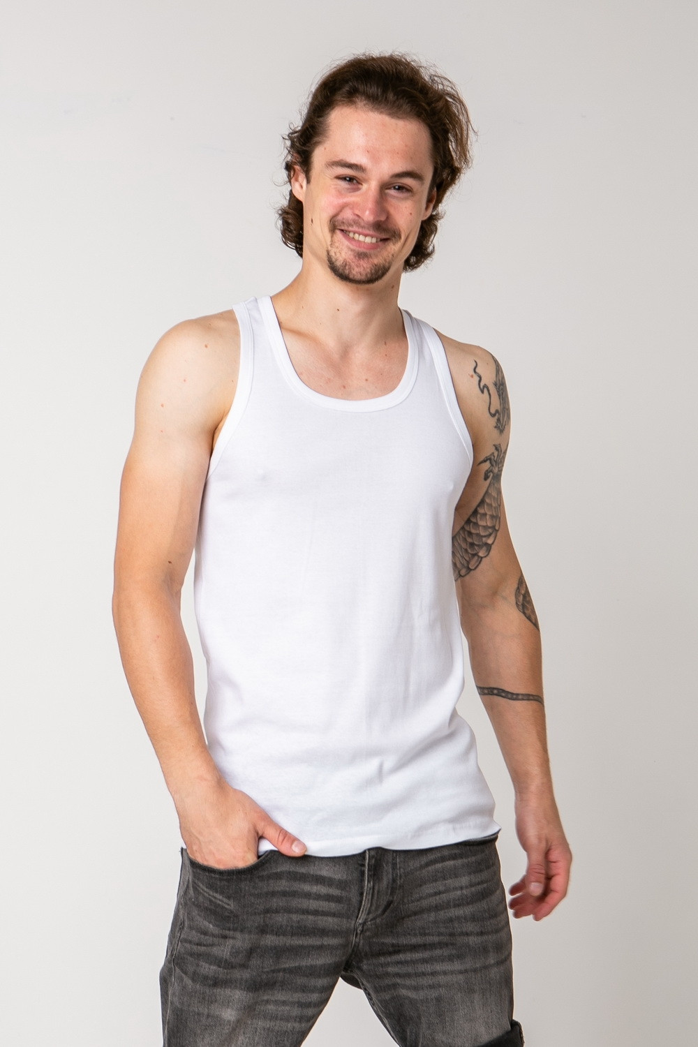 Мужская борцовка Ozkan - Белый