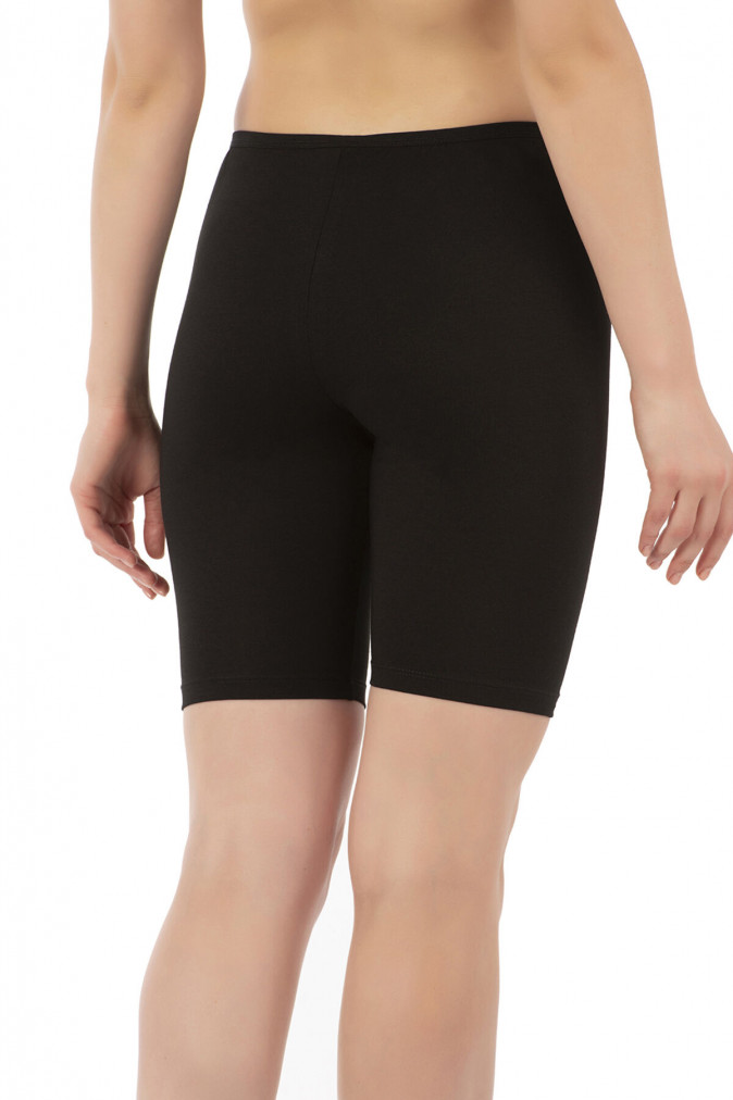 Шортики жіночі однотонні бавовняні - чорні