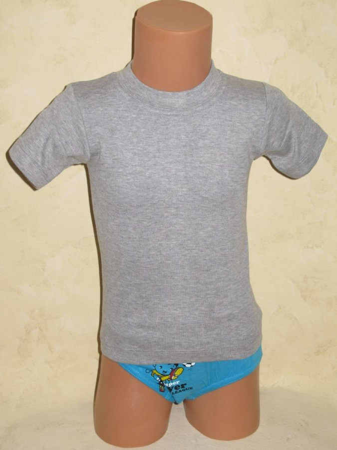 Футболка хлопчача Озкан - Сіра