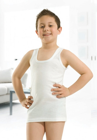 Майка хлопчача Ozkan - Біла