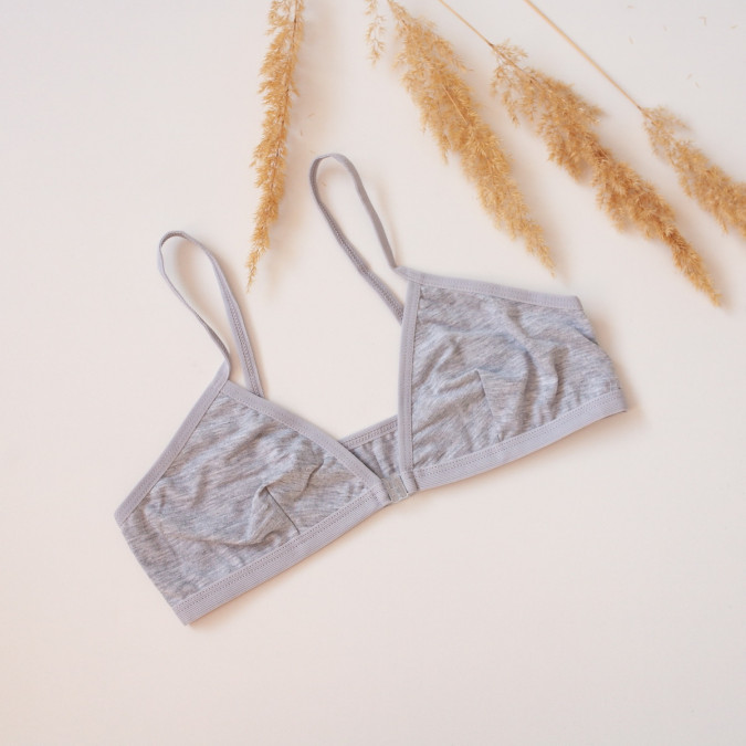 Лифчик однотонный с замочком спереди - Ozkan