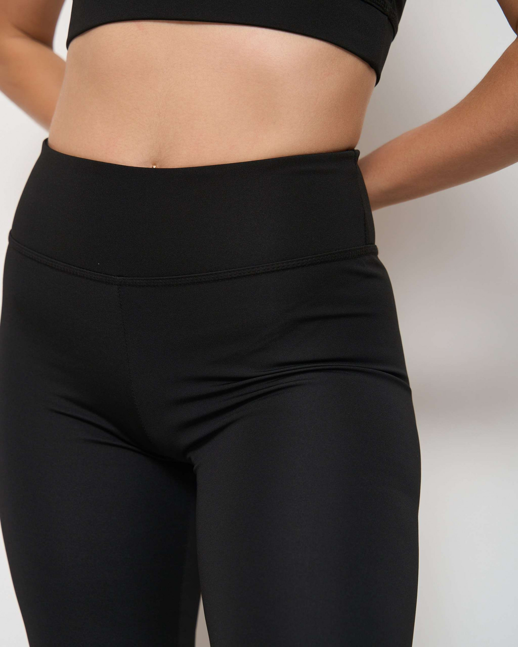 Лосини жіночі - гладенькі - Чорні - 2X-4XL