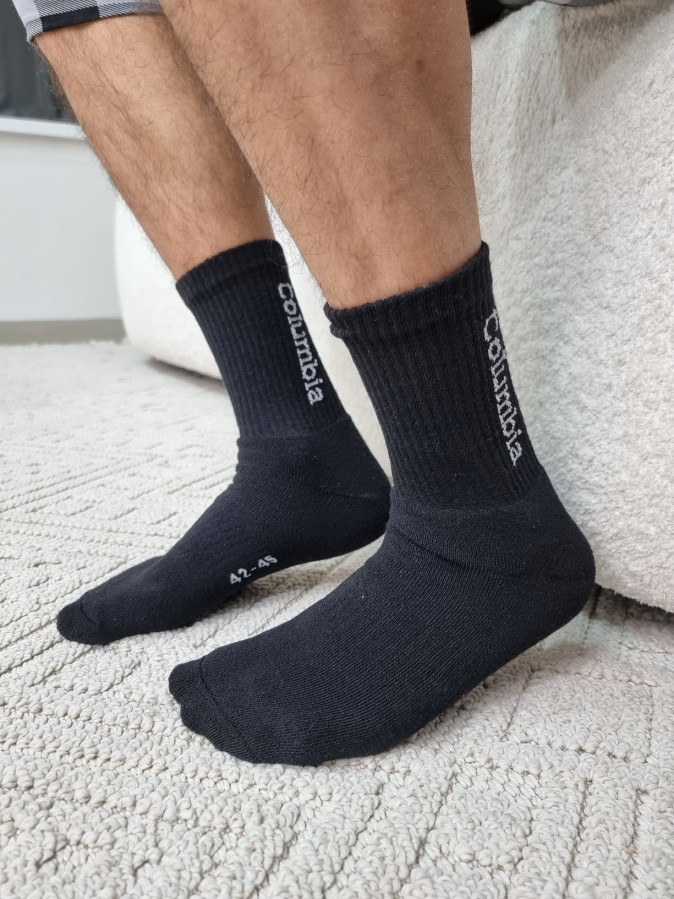 Мужские однотонные носки средней длины - Travel