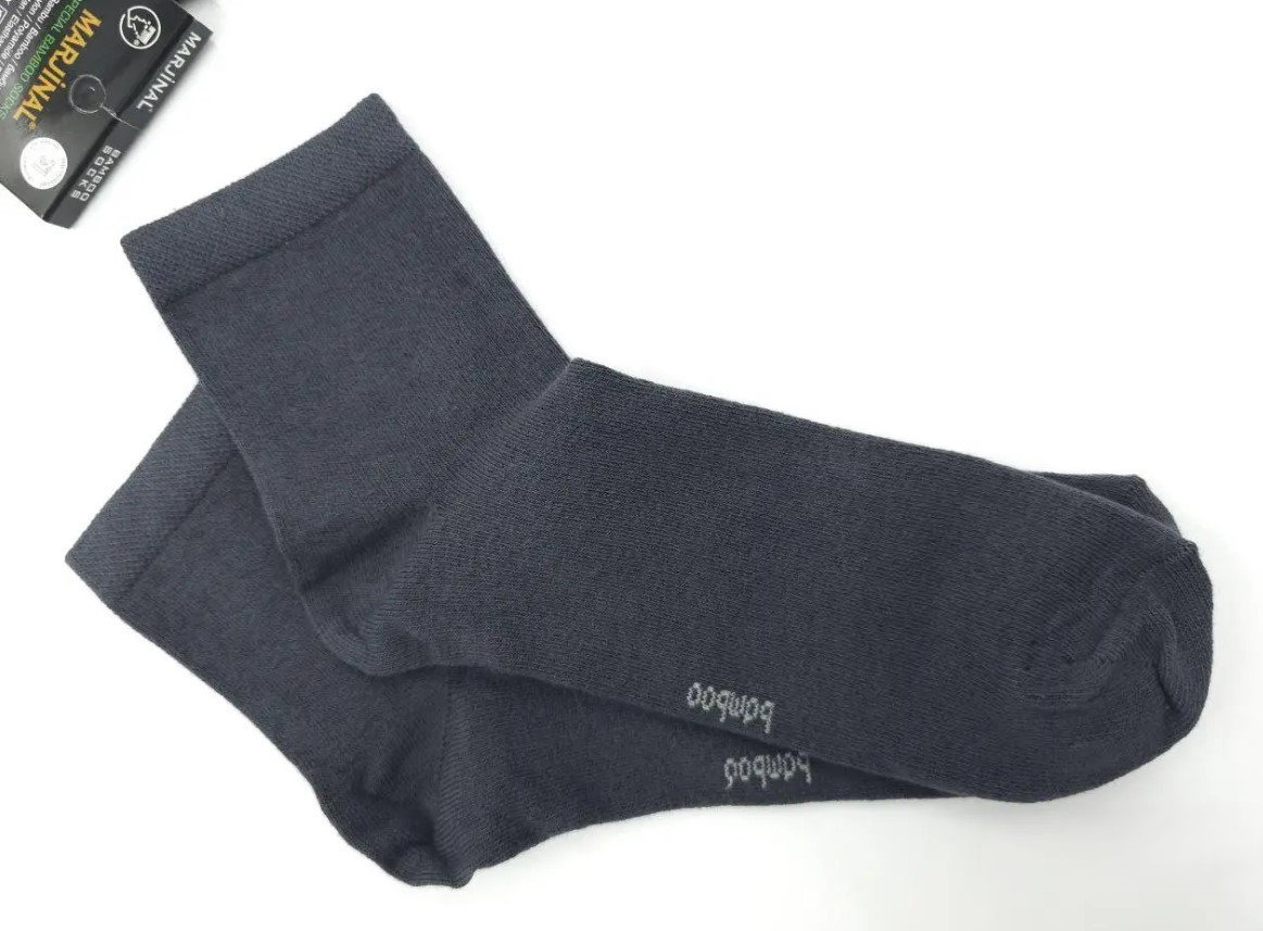 Чоловічі короткі шкарпетки - темний мікс - Бамбук