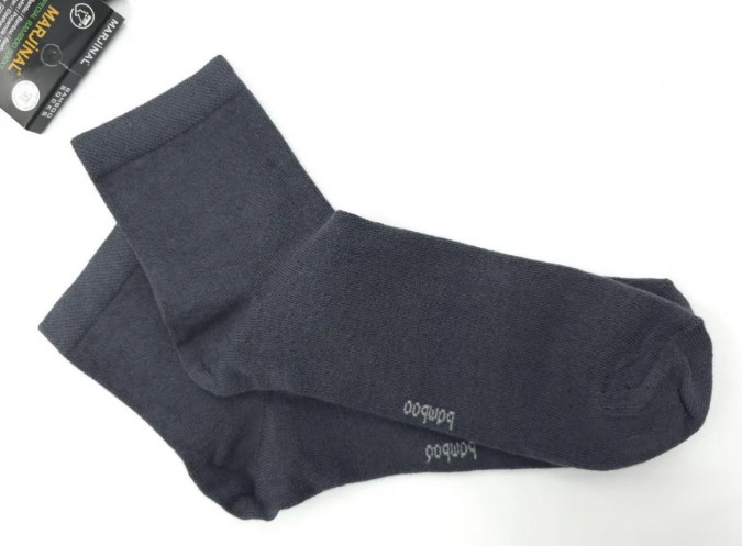 Чоловічі короткі шкарпетки - темний мікс - Бамбук