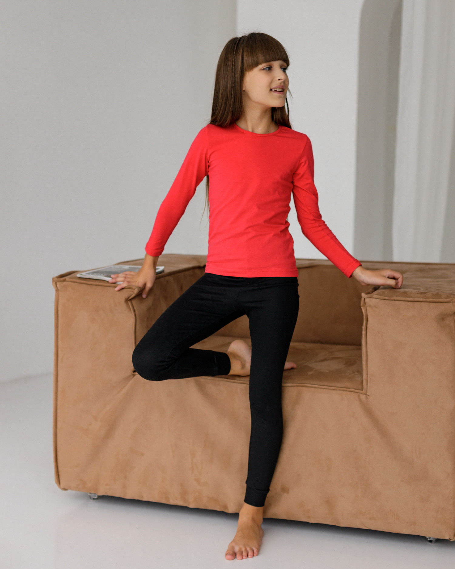 Детская кофта с длинным рукавом на девочку