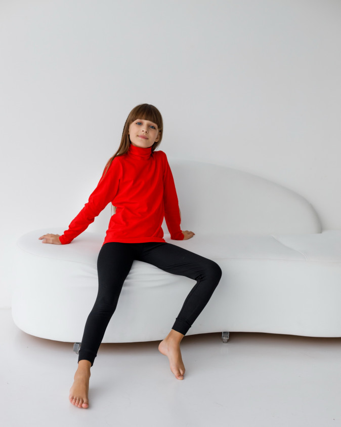 Водолазка на дівчинку - довгий рукав