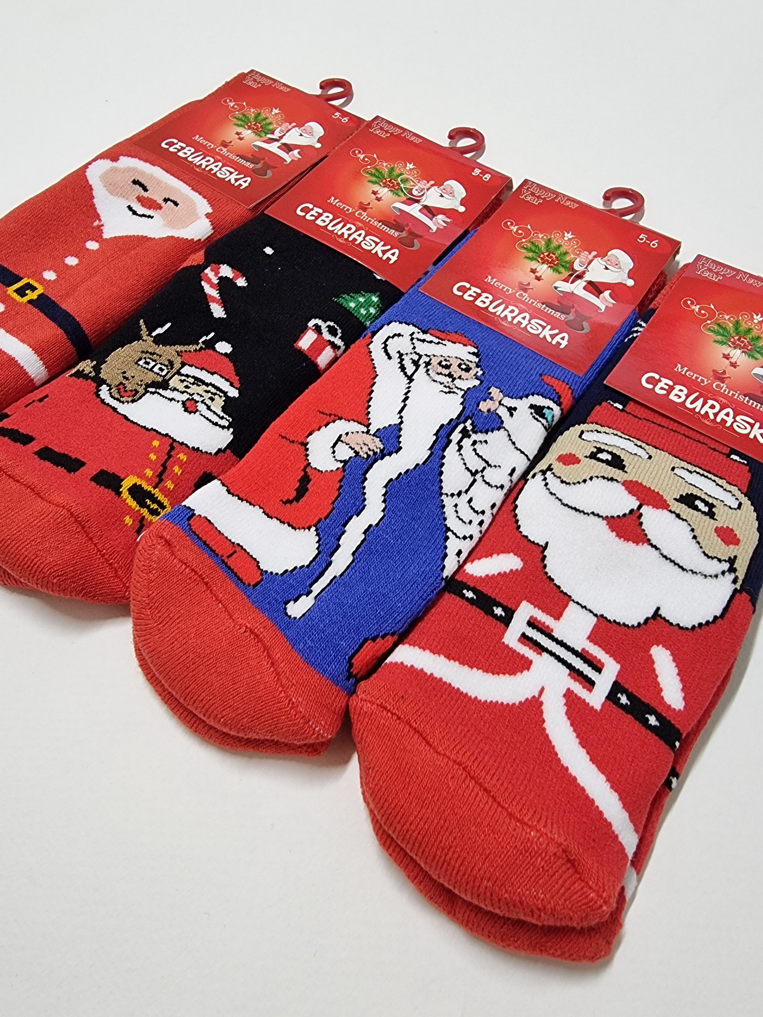 Носки новогодние для мальчика махра - Merry Christmas