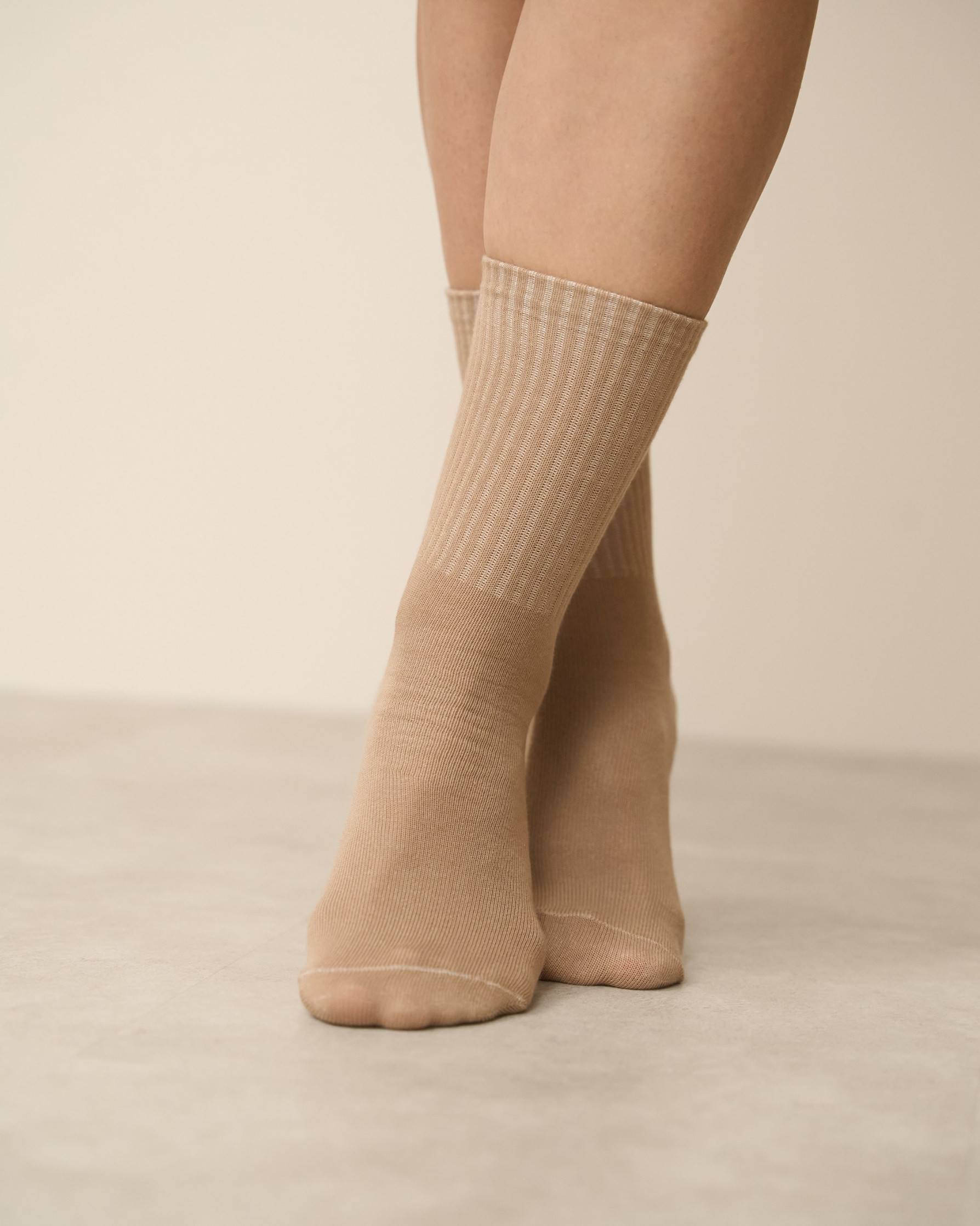 Жіночі довгі бавовняні шкарпетки - мікс