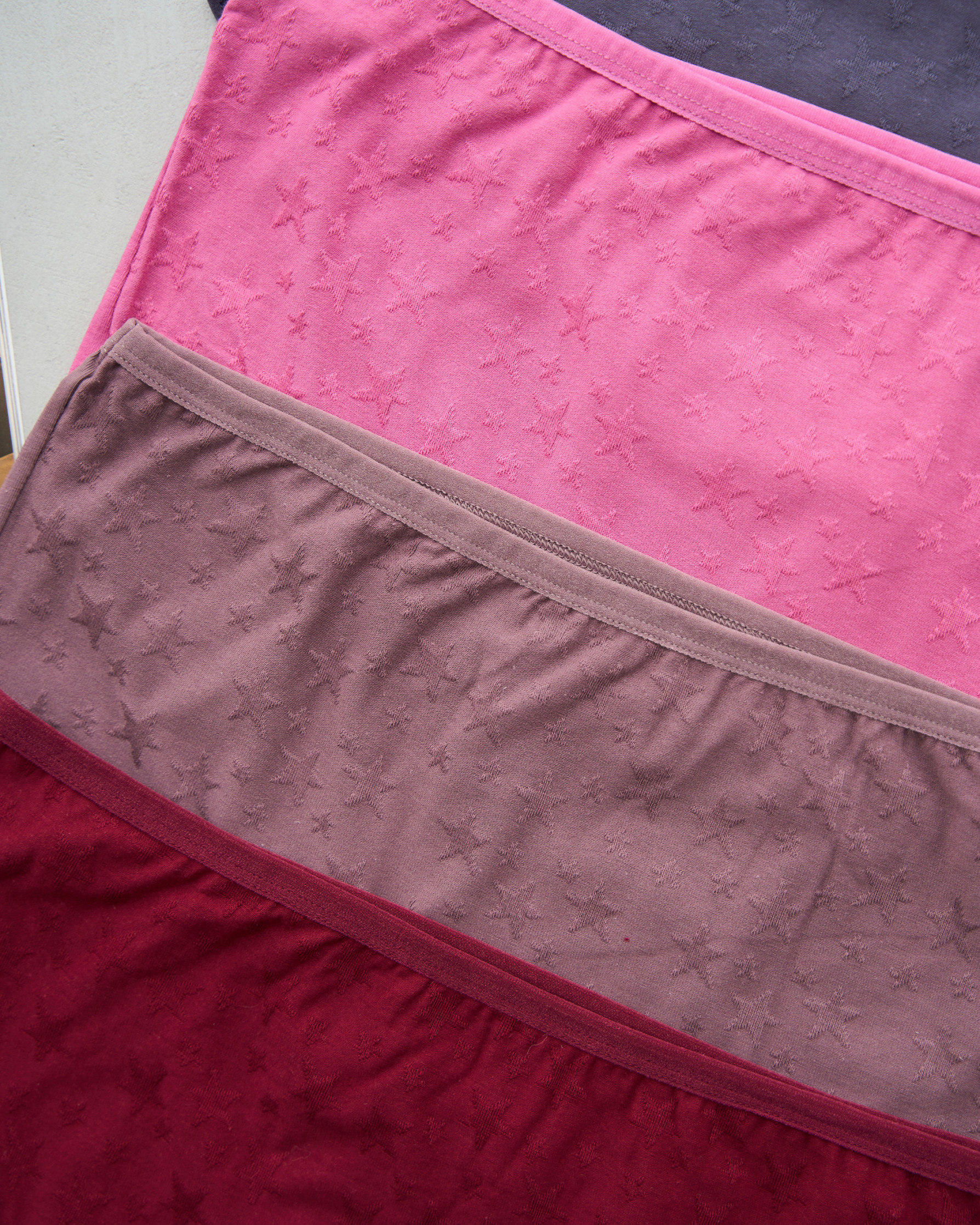 Труси жіночі Plus Size - тканина у зірочки