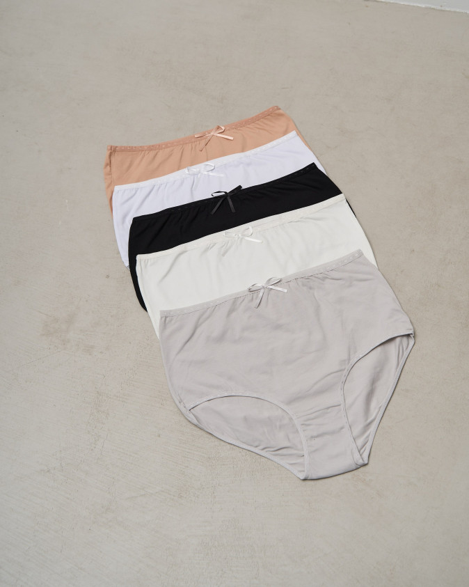 Трусики Plus Size однотонні - базовий мікс