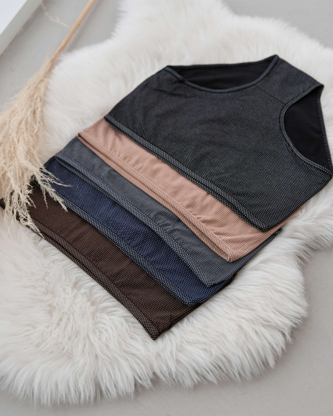 Труси жіночі Plus Size із широким боком - дрібний горошок