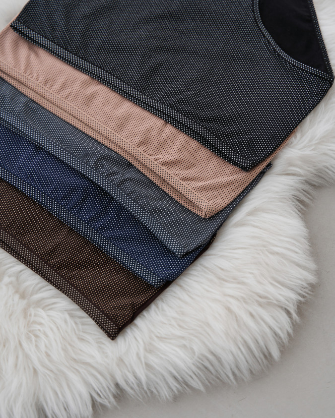 Труси жіночі Plus Size із широким боком - дрібний горошок