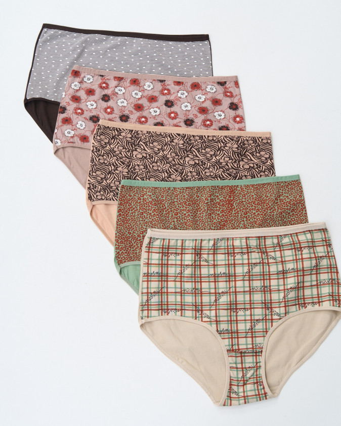 Труси жіночі Plus Size мікс дрібні малюнки