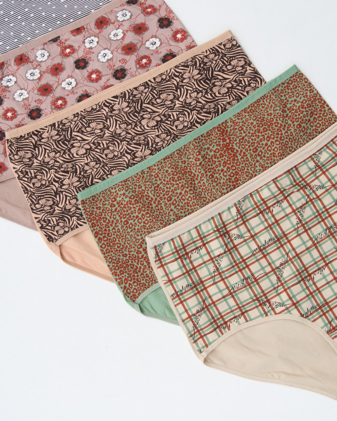 Труси жіночі Plus Size мікс дрібні малюнки