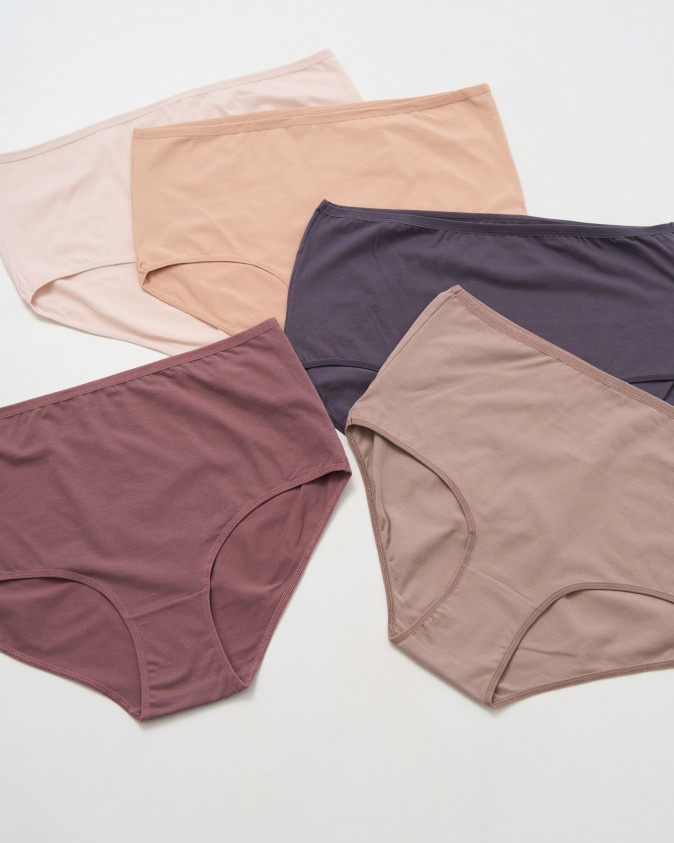 Жіночі Plus Size трусики - бежевий мікс