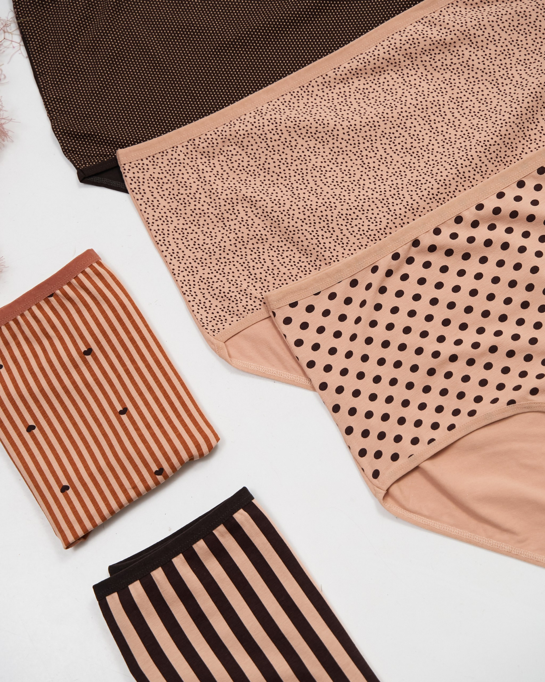 Трусики женские хлопок Plus Size - микс принтов