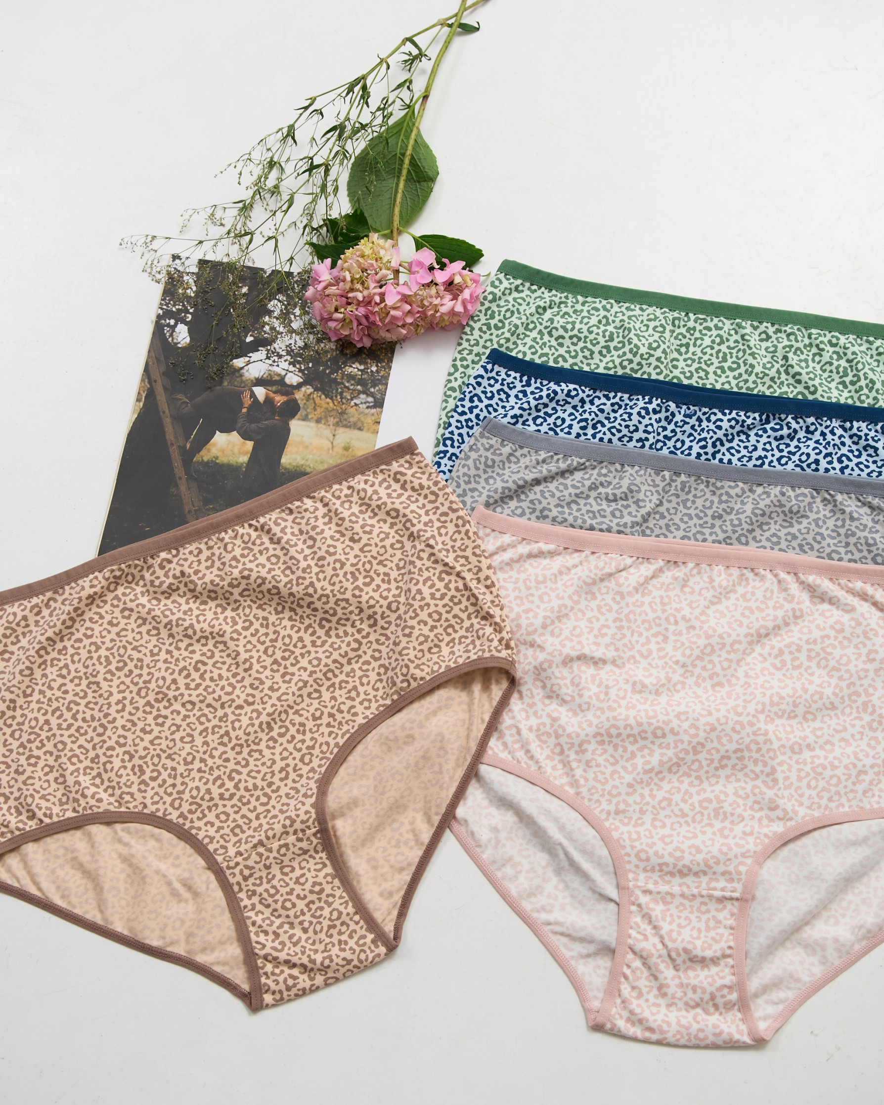 Трусики Plus Size із широким боком - леопард