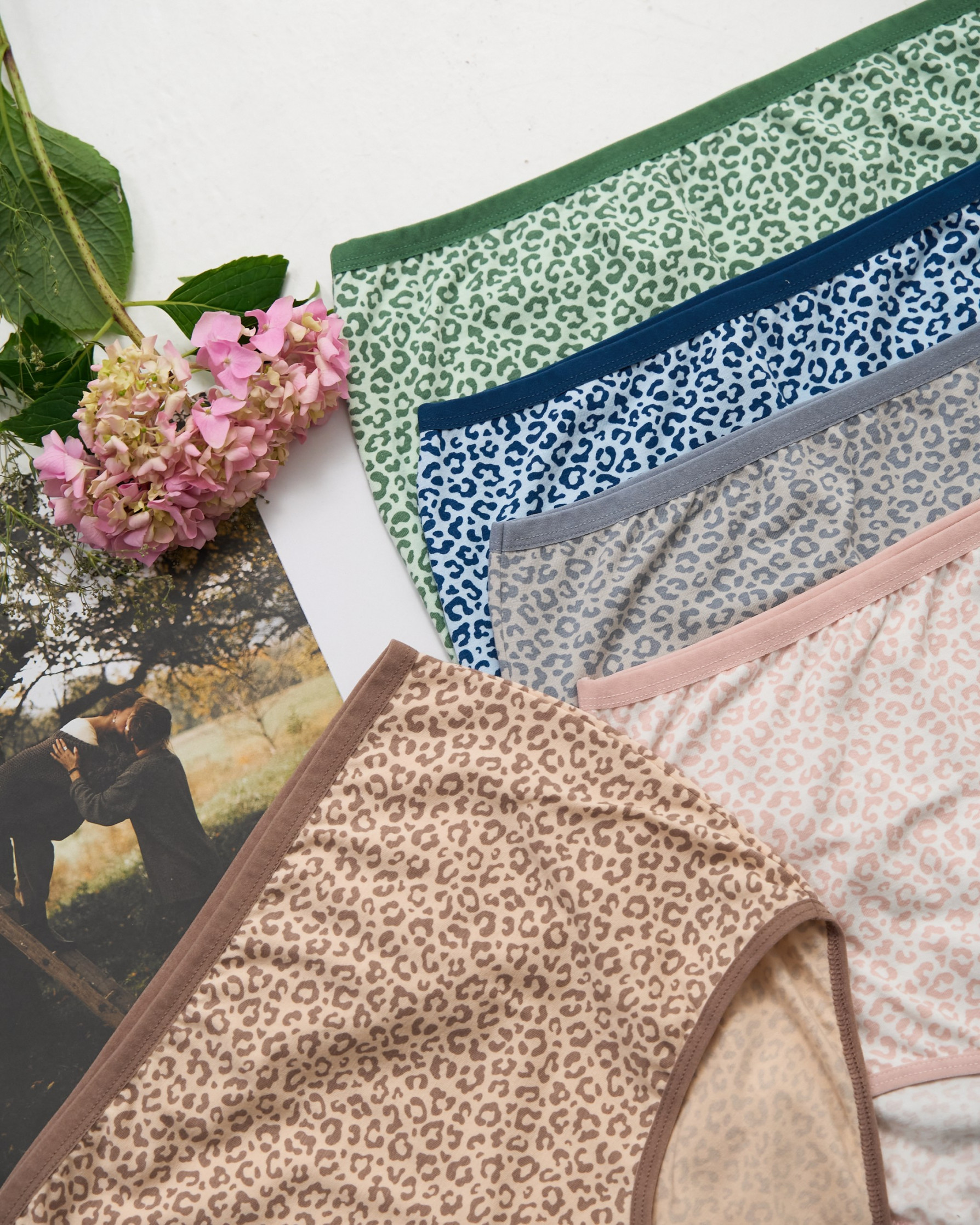 Трусики Plus Size із широким боком - леопард