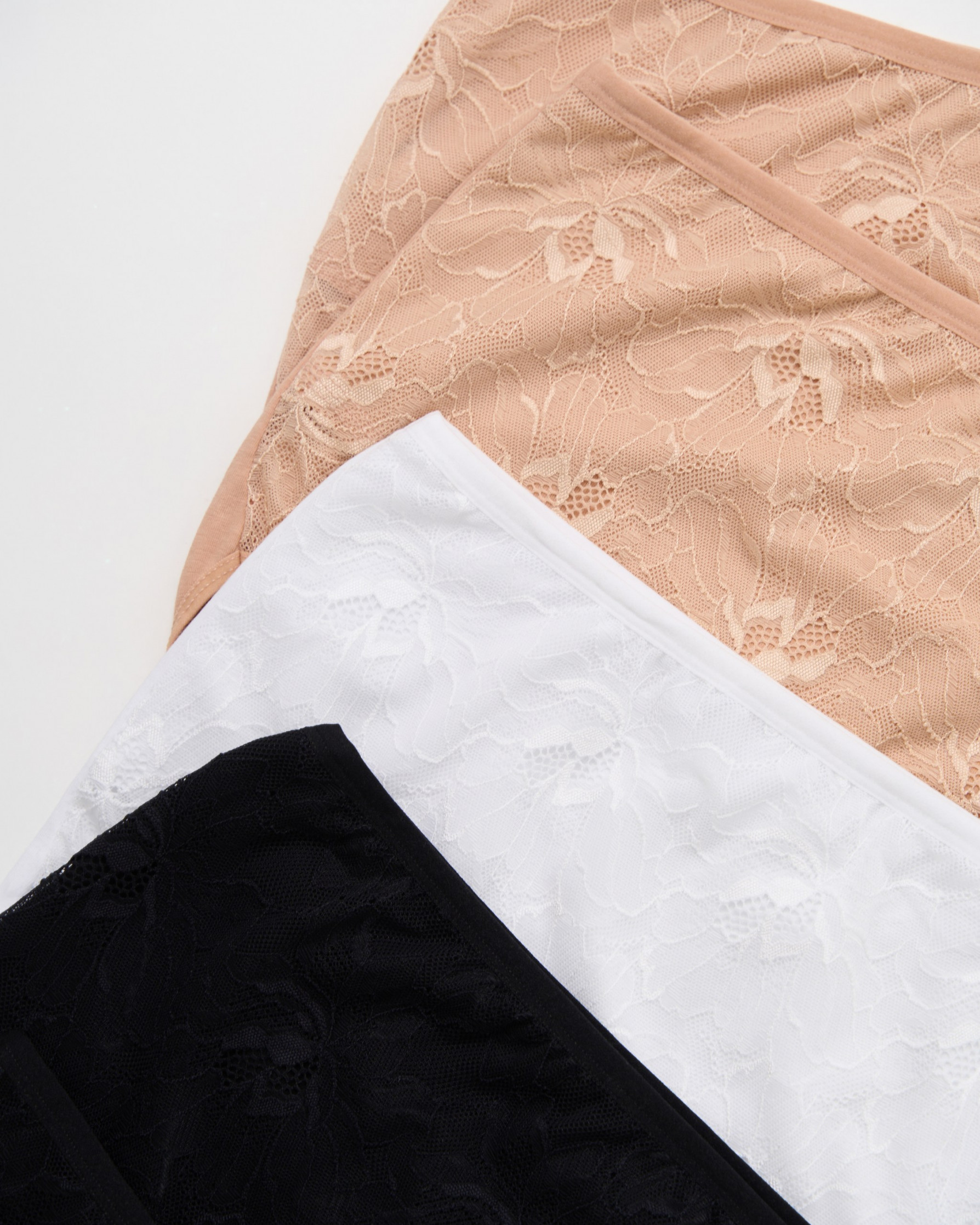 Жіночі однотонні трусики Plus Size - базовий мікс