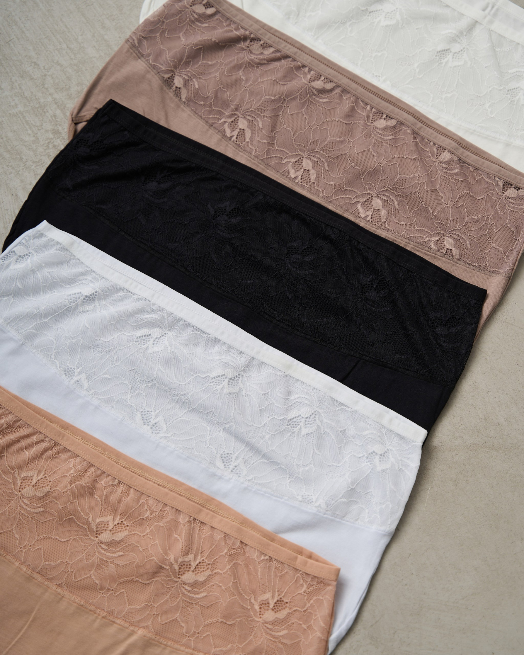 Трусики Plus Size з мереживом - базовий мікс