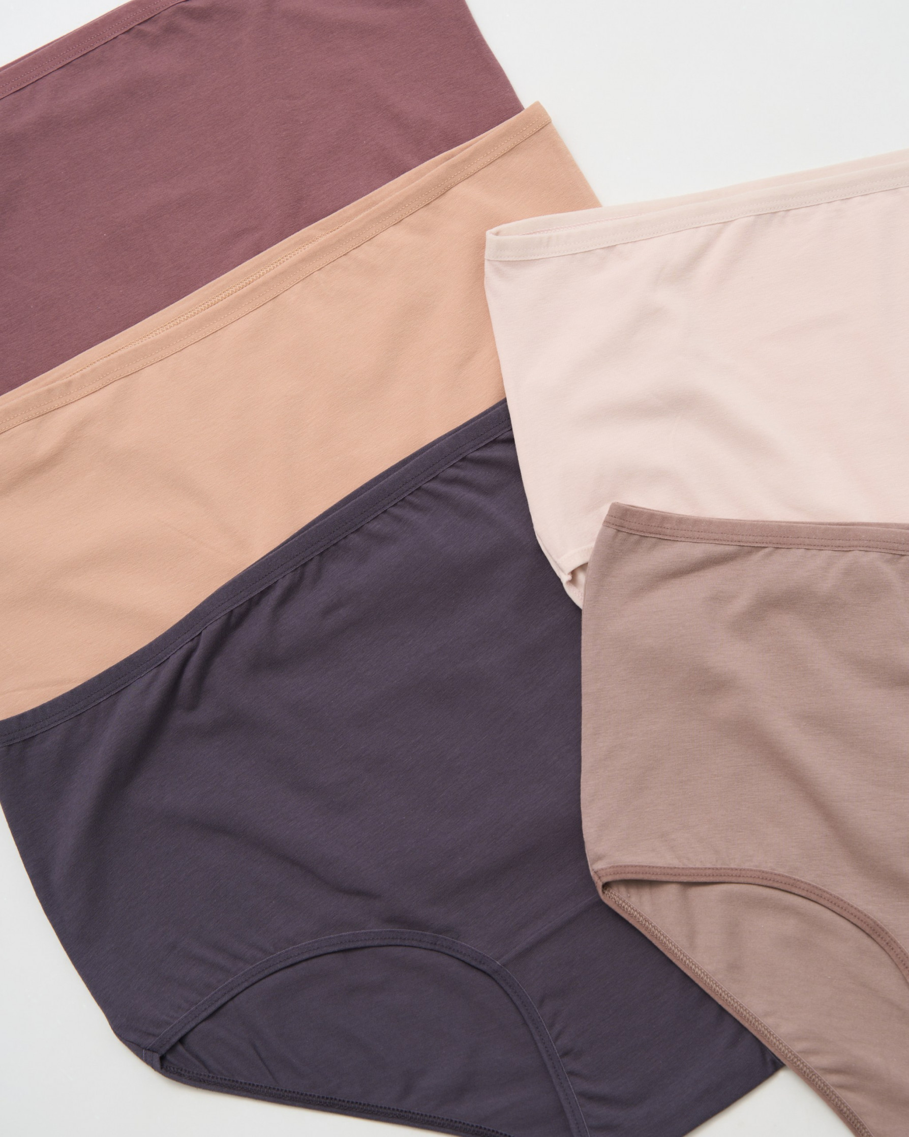 Жіночі трусики Plus Size - бежевий мікс