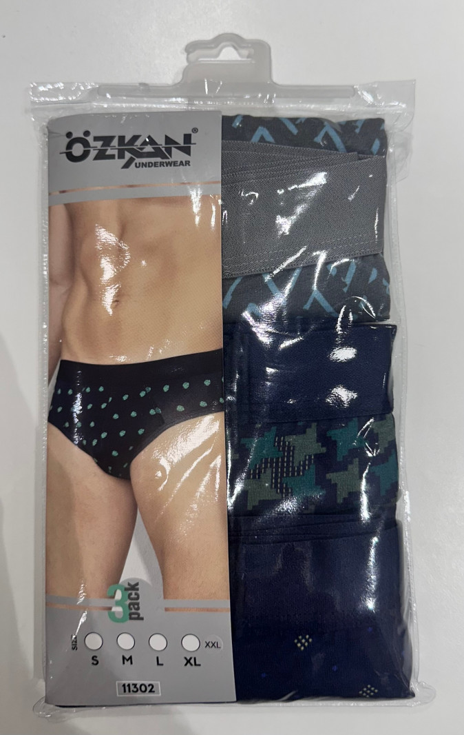 Набор мужских плавок 3 шт. - микс - Ozkan