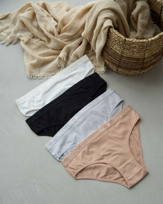 Трусики жіночі однотонні - Nicoletta по резинці