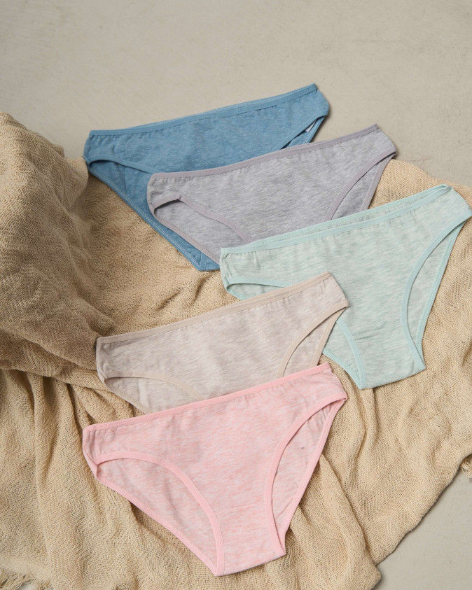 Жіночі труси однотонний мікс - бавовна