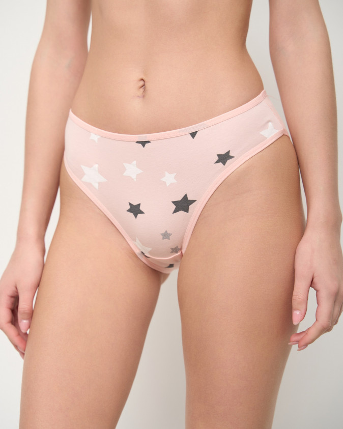 Трусики-сліпи жіночі - зірочки - пастельні кольори