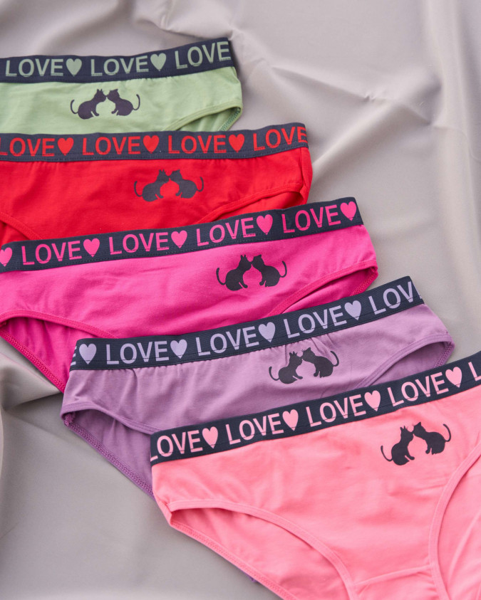 Жіночі бавовняні трусики - Love
