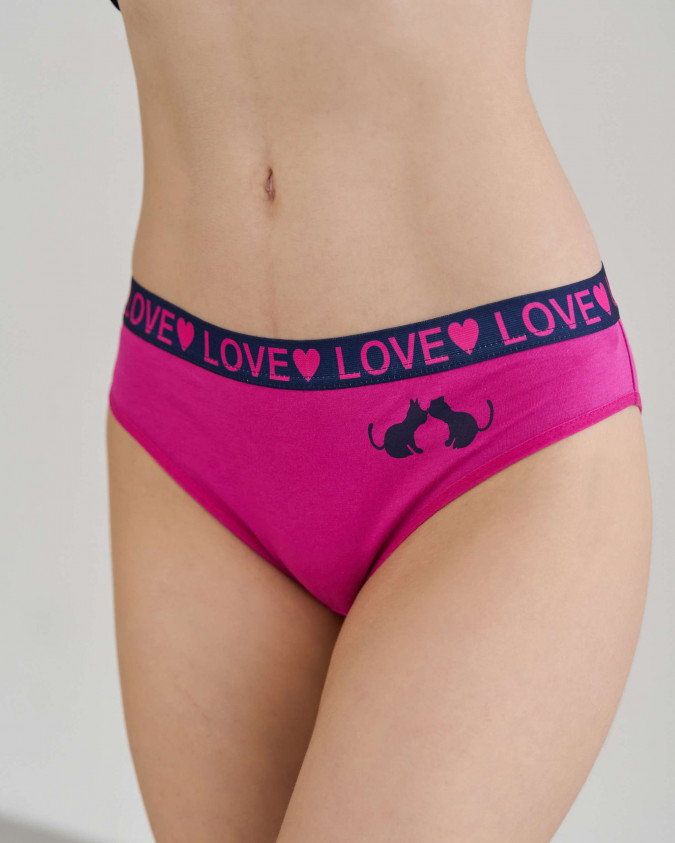 Жіночі бавовняні трусики - Love
