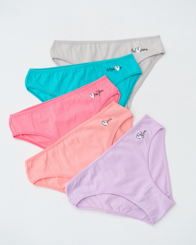 Жіночі трусики - яскравий мікс з написами