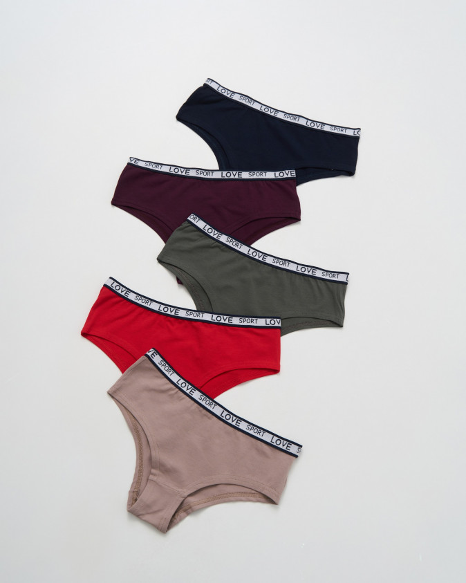 Жіночі шортики кольорові - Love sport по резинці