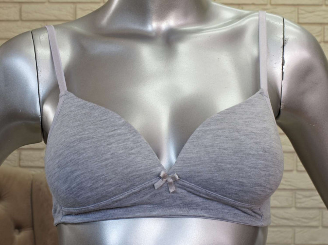 Бюстгальтер підлітковий - сірий