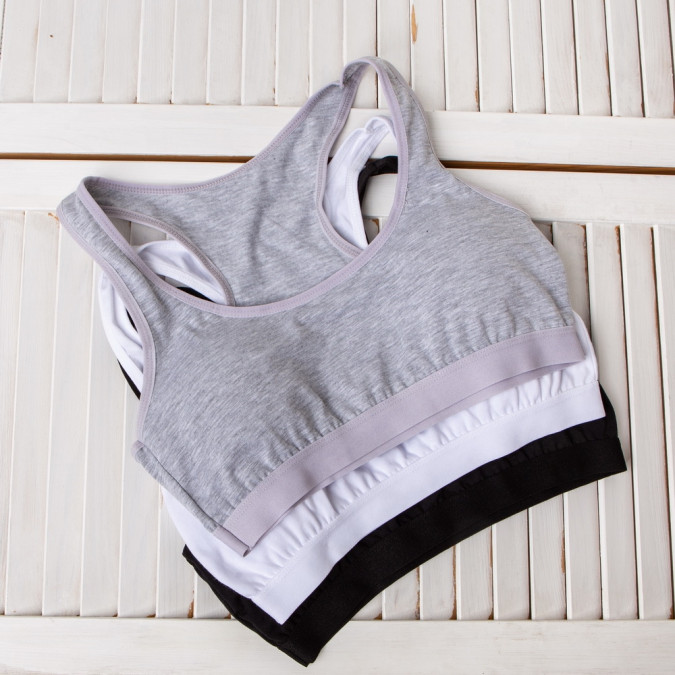 Жіночий бавовняний топік-борцовка