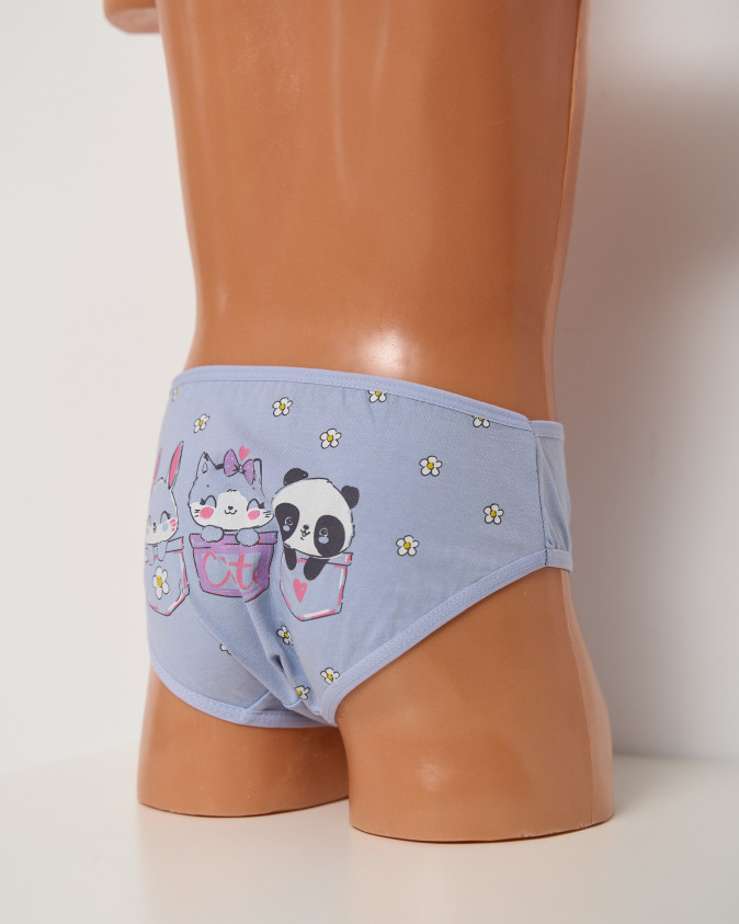 Трусики для дівчинки-підлітка - звірята у кишеньках