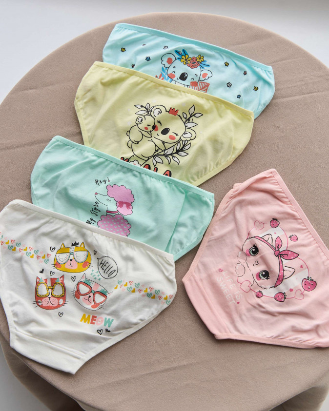 Підліткові трусики на дівчинку з милими тваринками