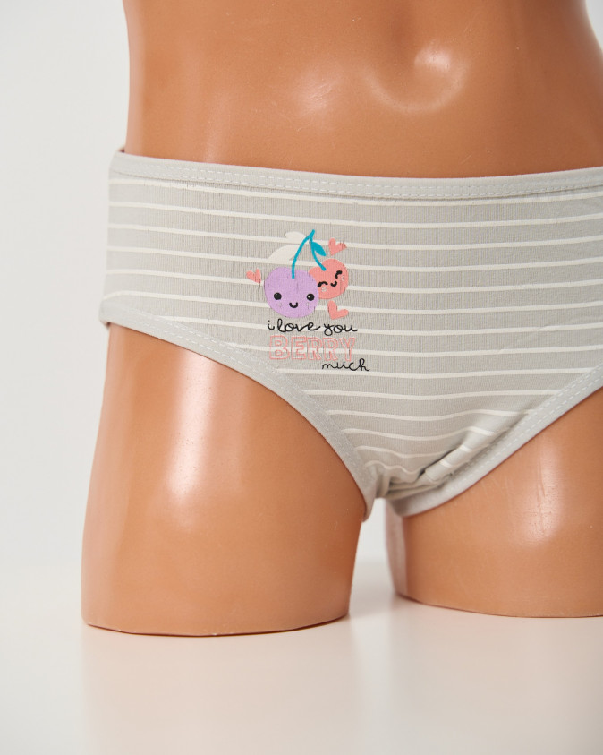 Дитячі трусики на дівчинку, у смужку - Вишеньки