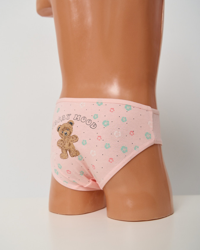 Пастельні дитячі трусики на дівчинку - Vacay mood Ведмедик