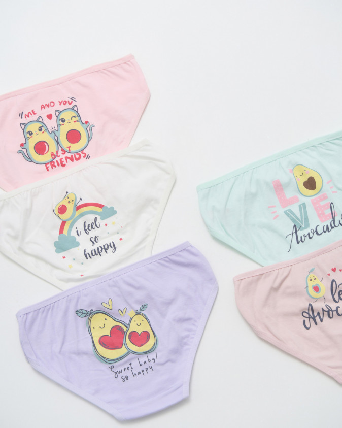 Дитячі трусики на дівчинку - Авокадо