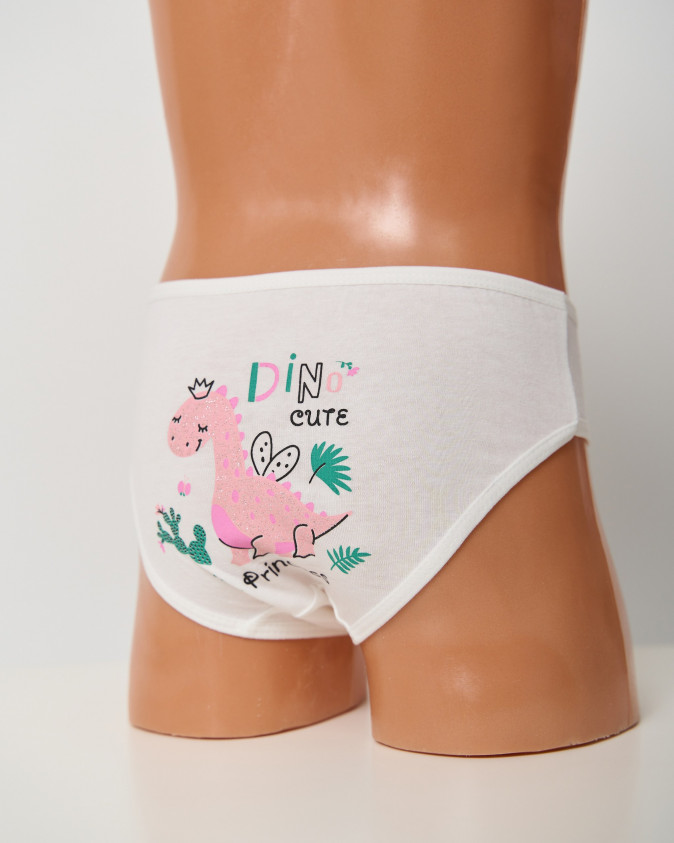 Детские трусики на девочку - Динозаврик-принцесса