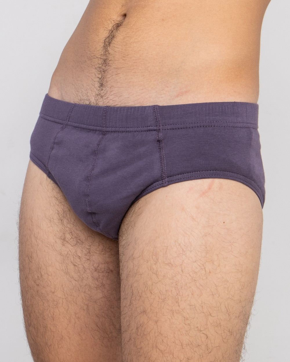 Труси-сліпи чоловічі однотонні - Темно-сірий
