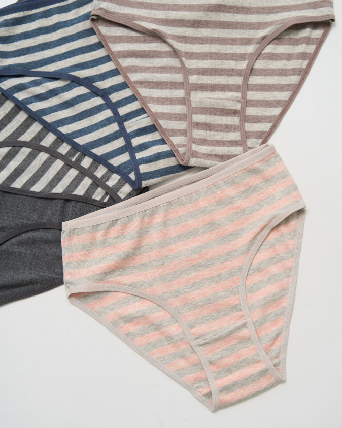 Батальні трусики в рубчик - у смужку