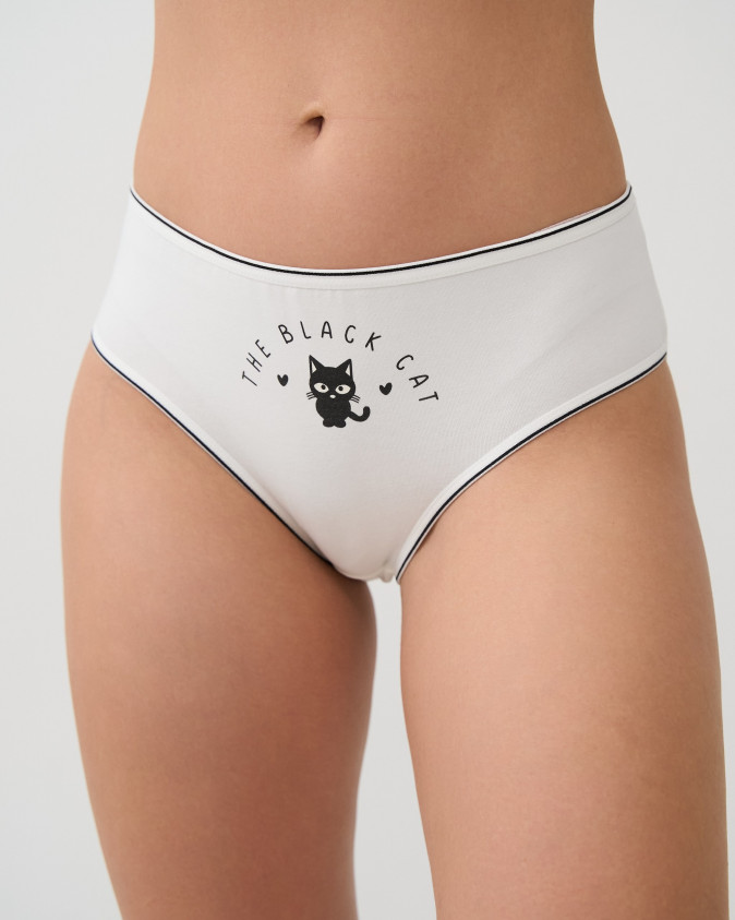 Жіночі трусики Plus Size - мікс з котиками