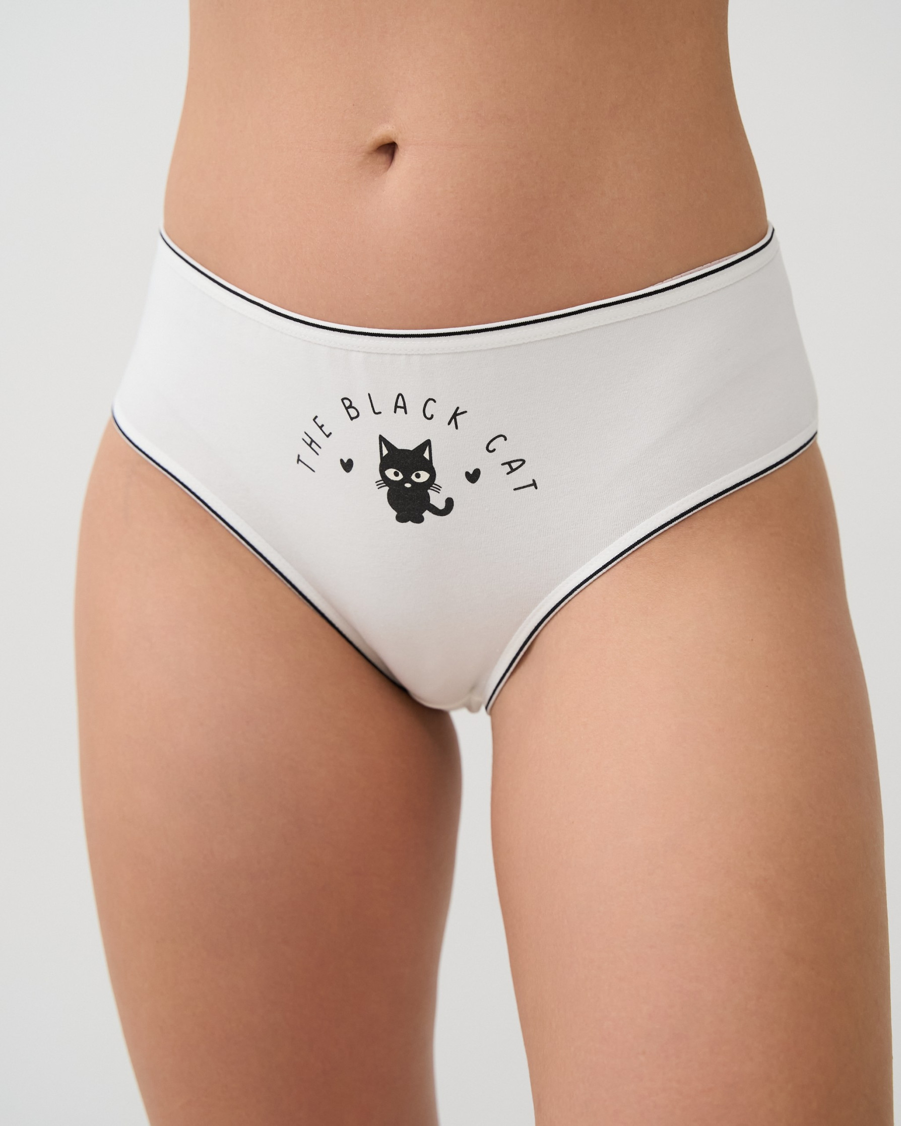 Жіночі трусики Plus Size - мікс з котиками