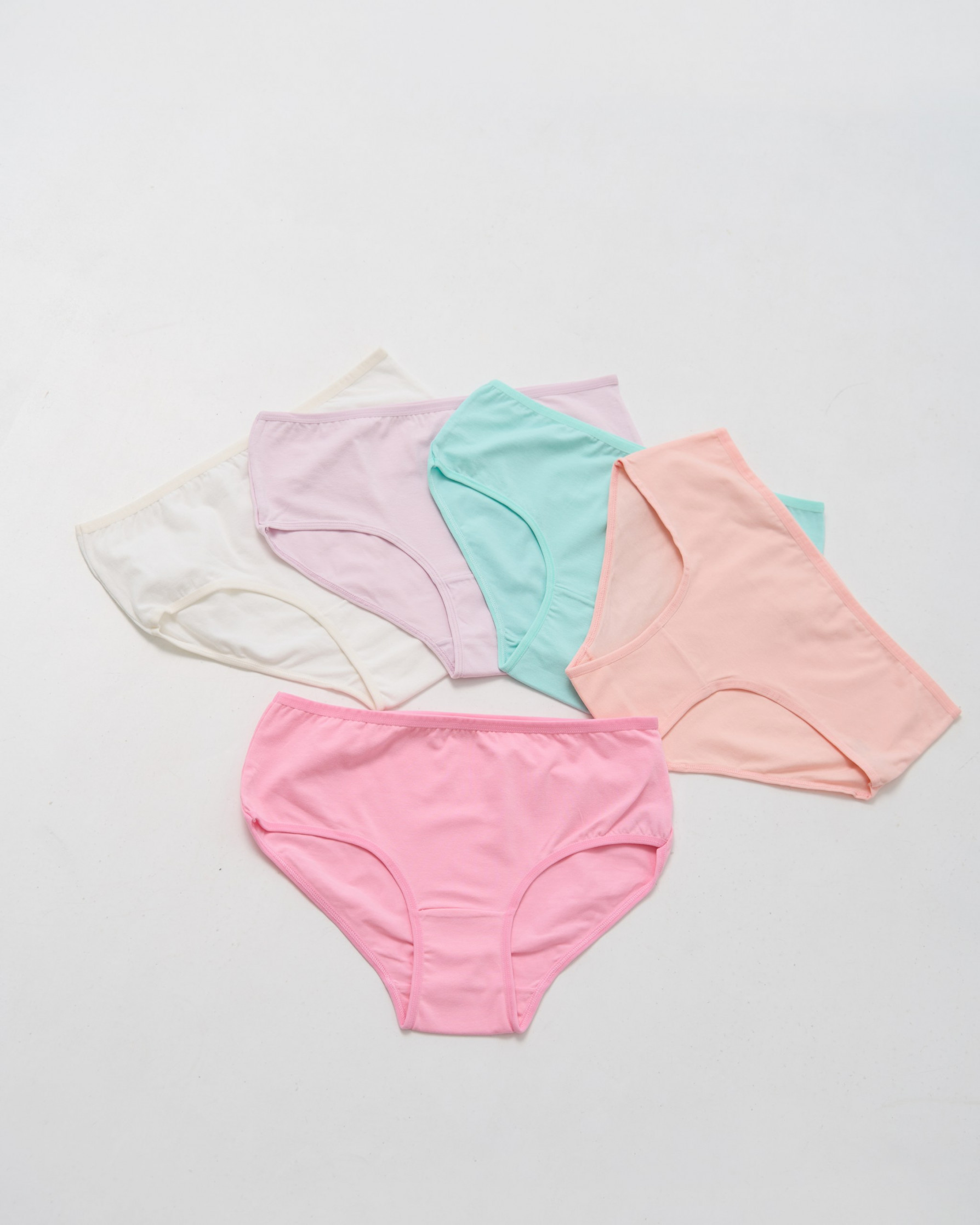 Батальні трусики однотонні - пастельний мікс