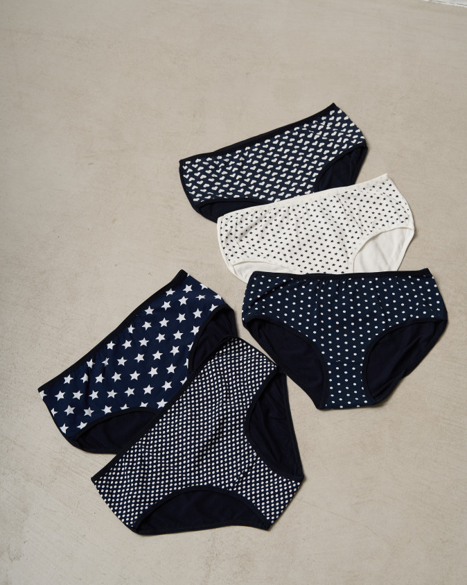 Жіночі трусики Plus Size - темний мікс Хіт