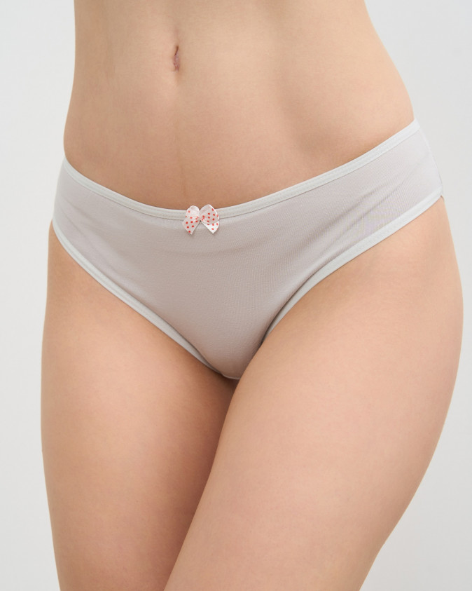 Жіночі трусики однотонні - пастельний мікс